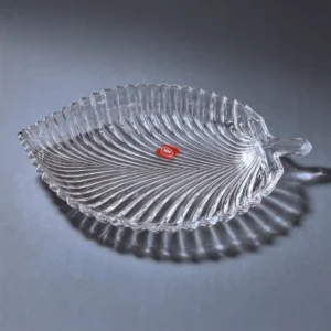 লিফ শেপ প্লাস্টিক সার্ভিং প্লেট | Leaf Shape Plastic Serving Plate